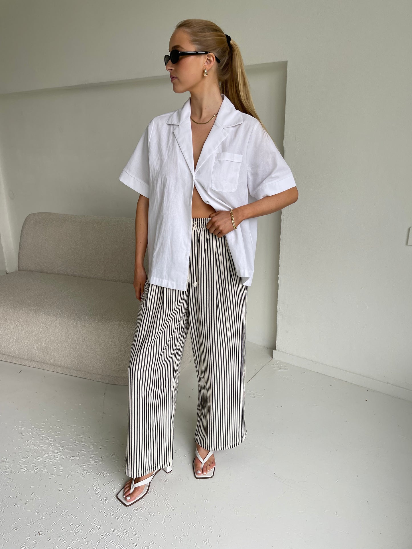 Pax | Striped Relaxed Trousers