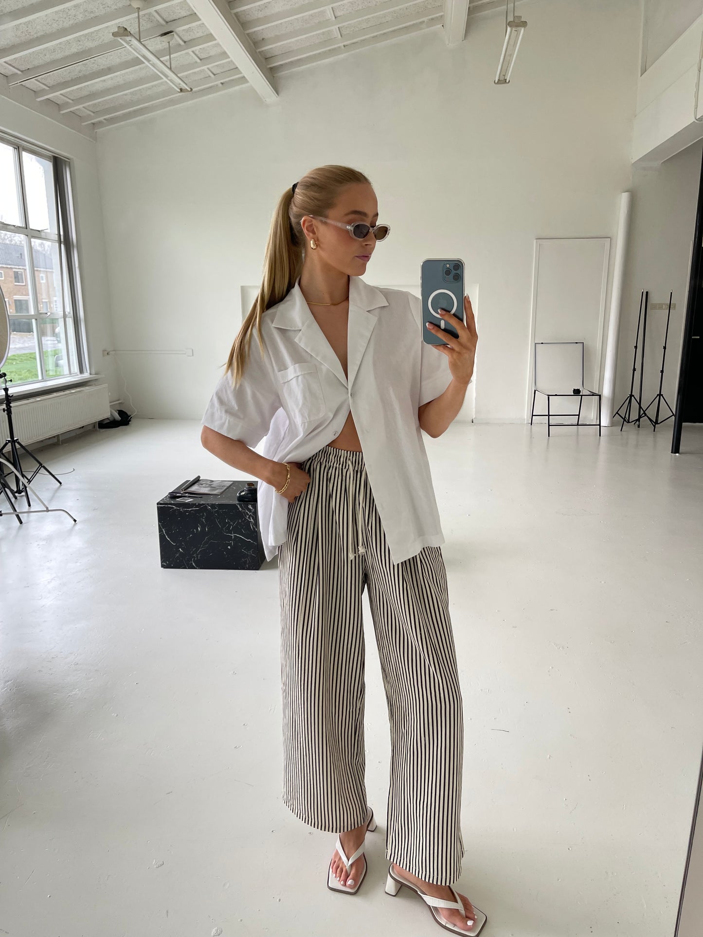 Pax | Striped Relaxed Trousers