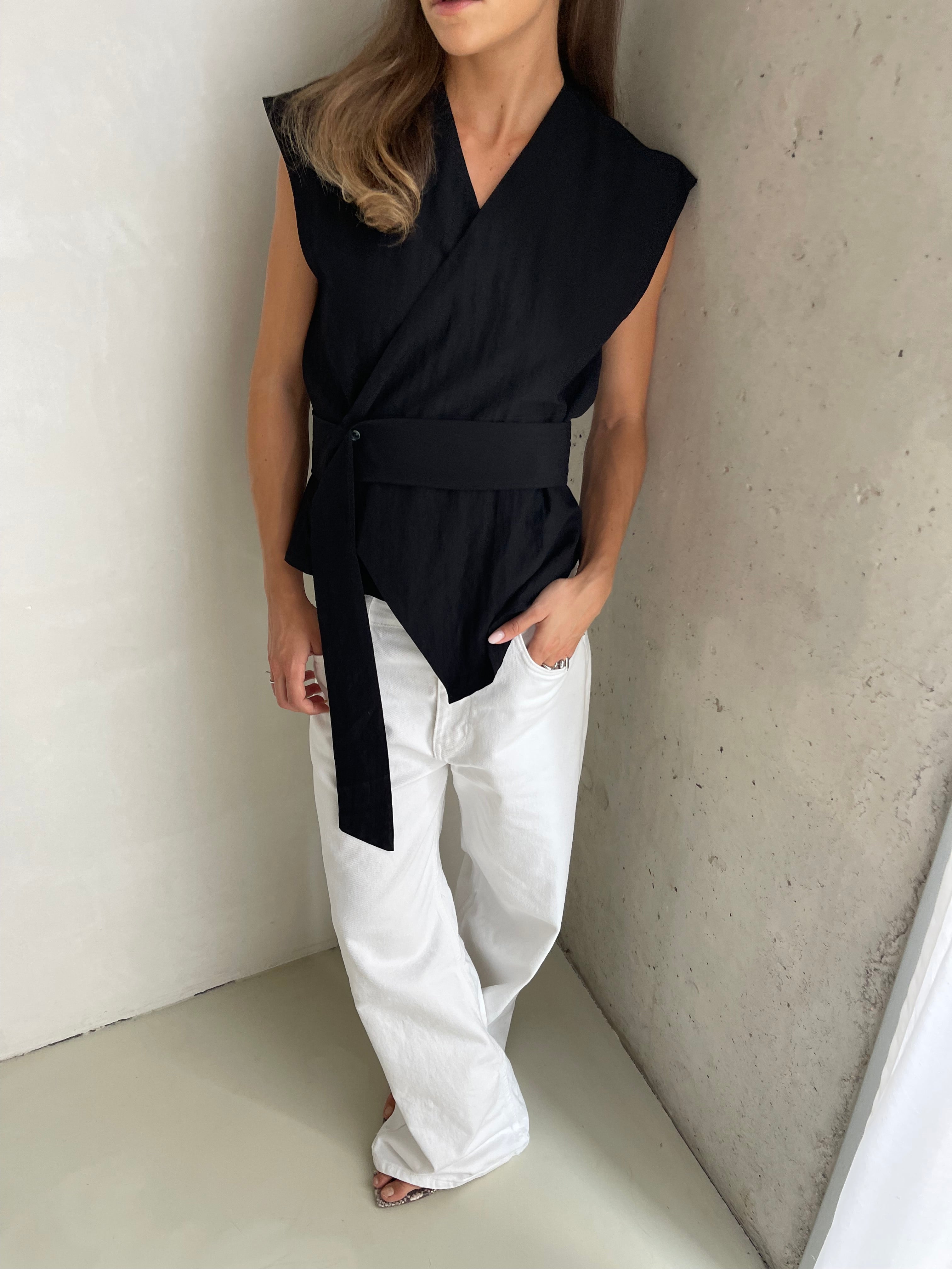 Aura | Waist Band Top