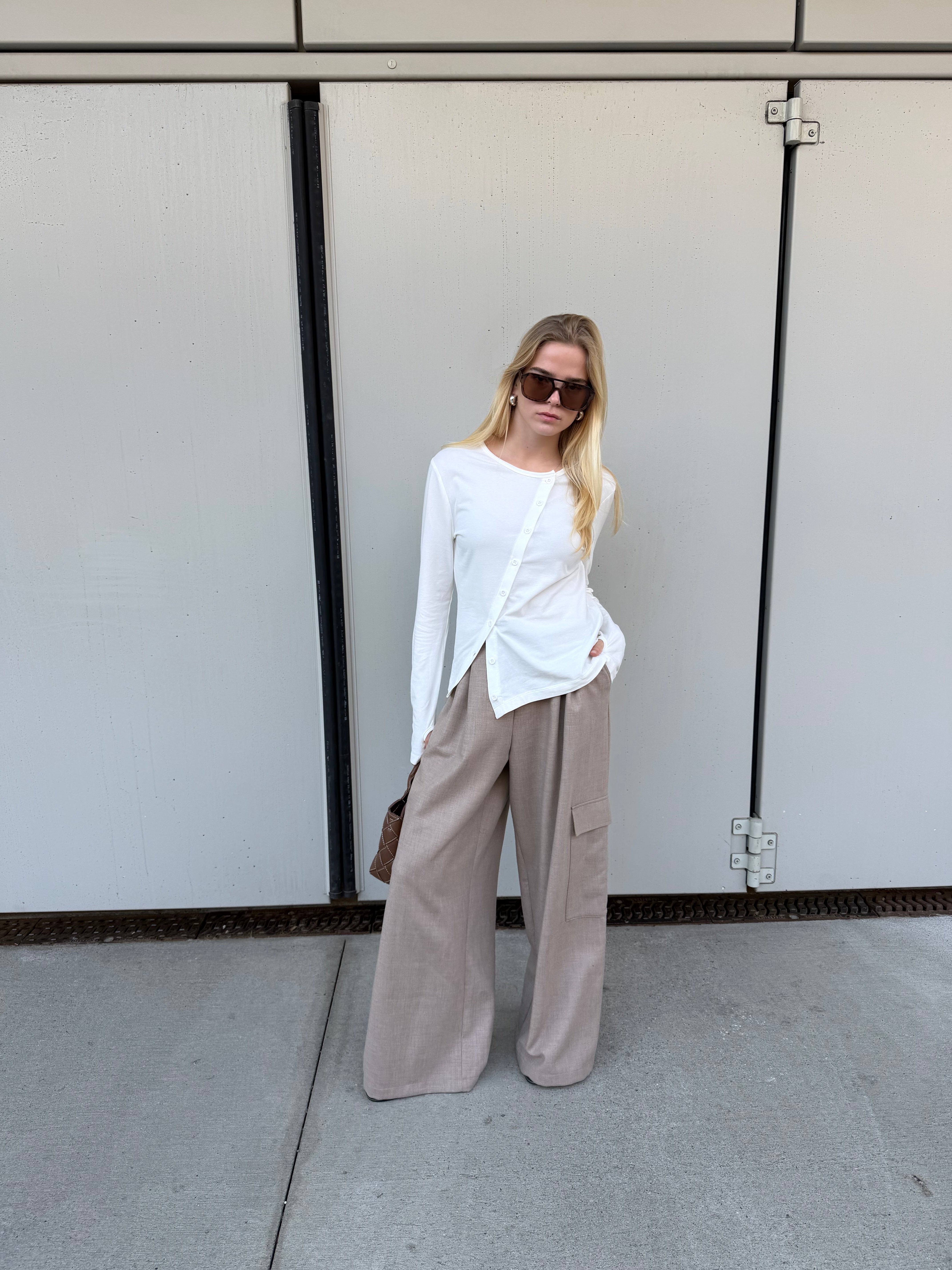 Parker | Cargo Trousers - Beige