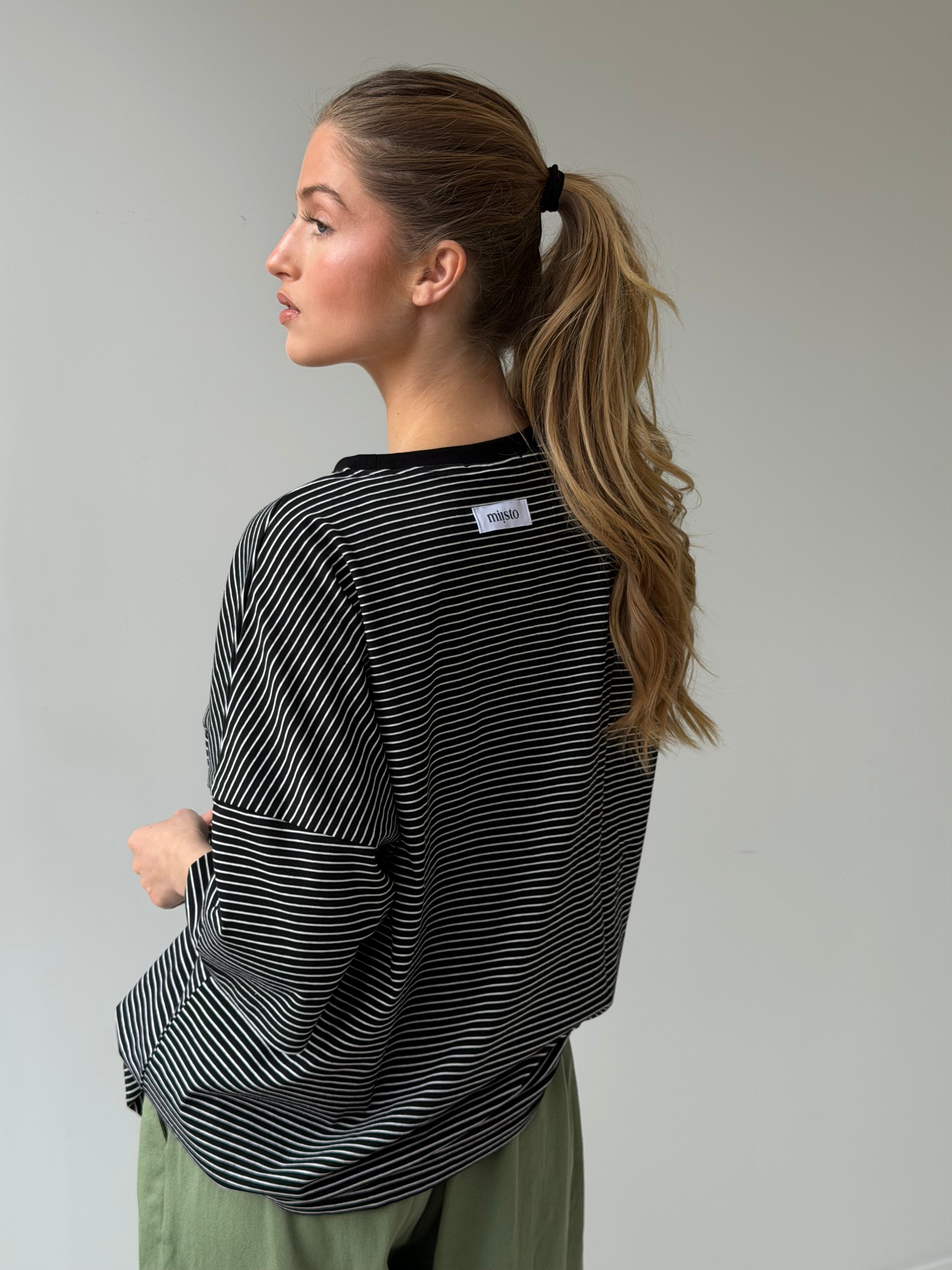 Aimée | Oversized Striped Tshirt