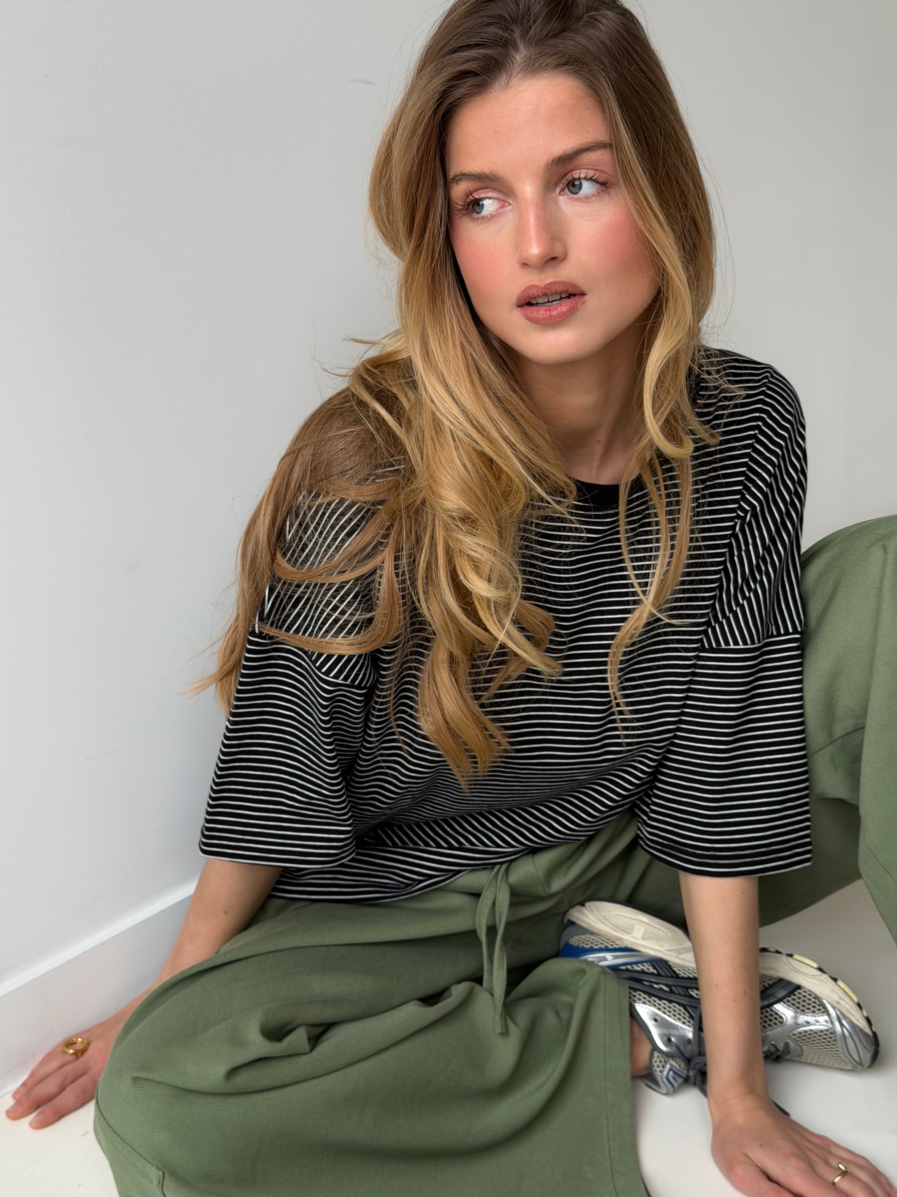 Aimée | Oversized Striped Tshirt