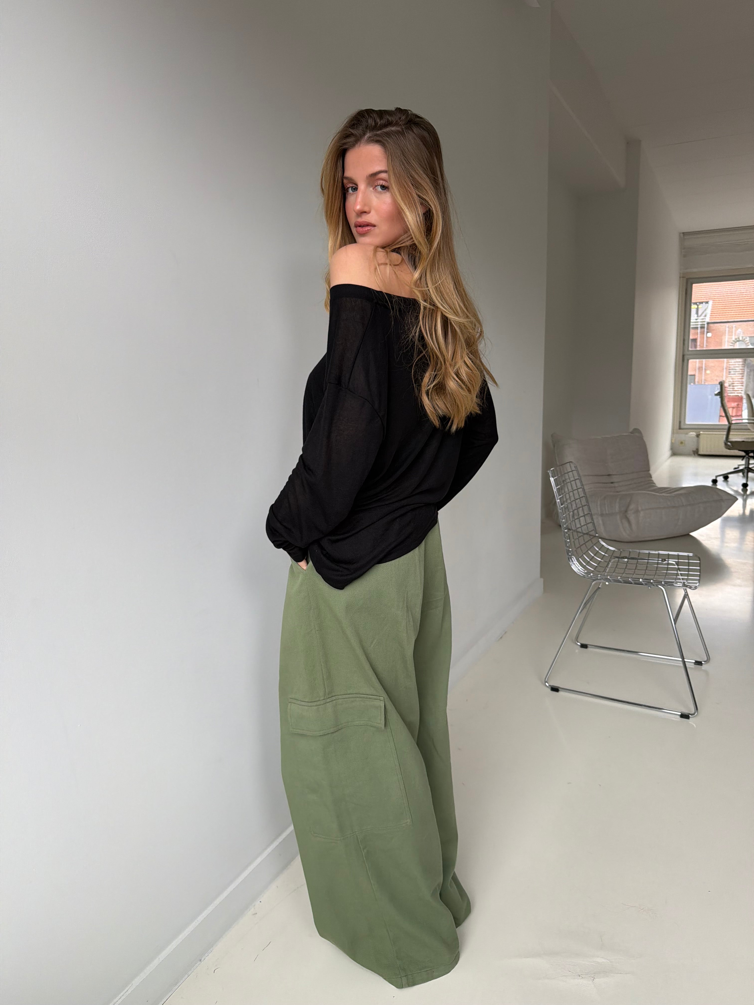 Agatha | Layered Tank and Tee Set - Black