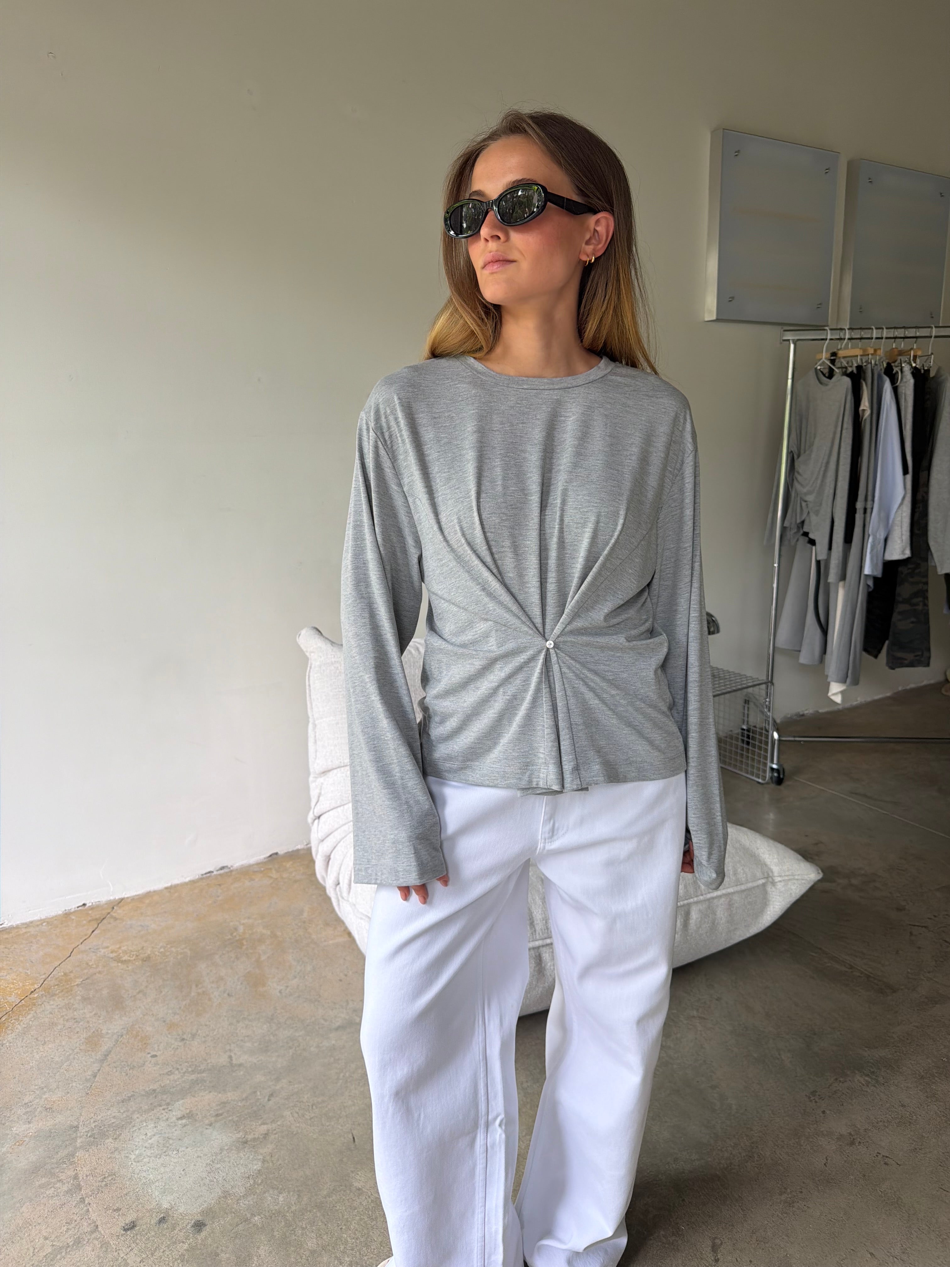 Adelle | Buttoned Wrap Longsleeve