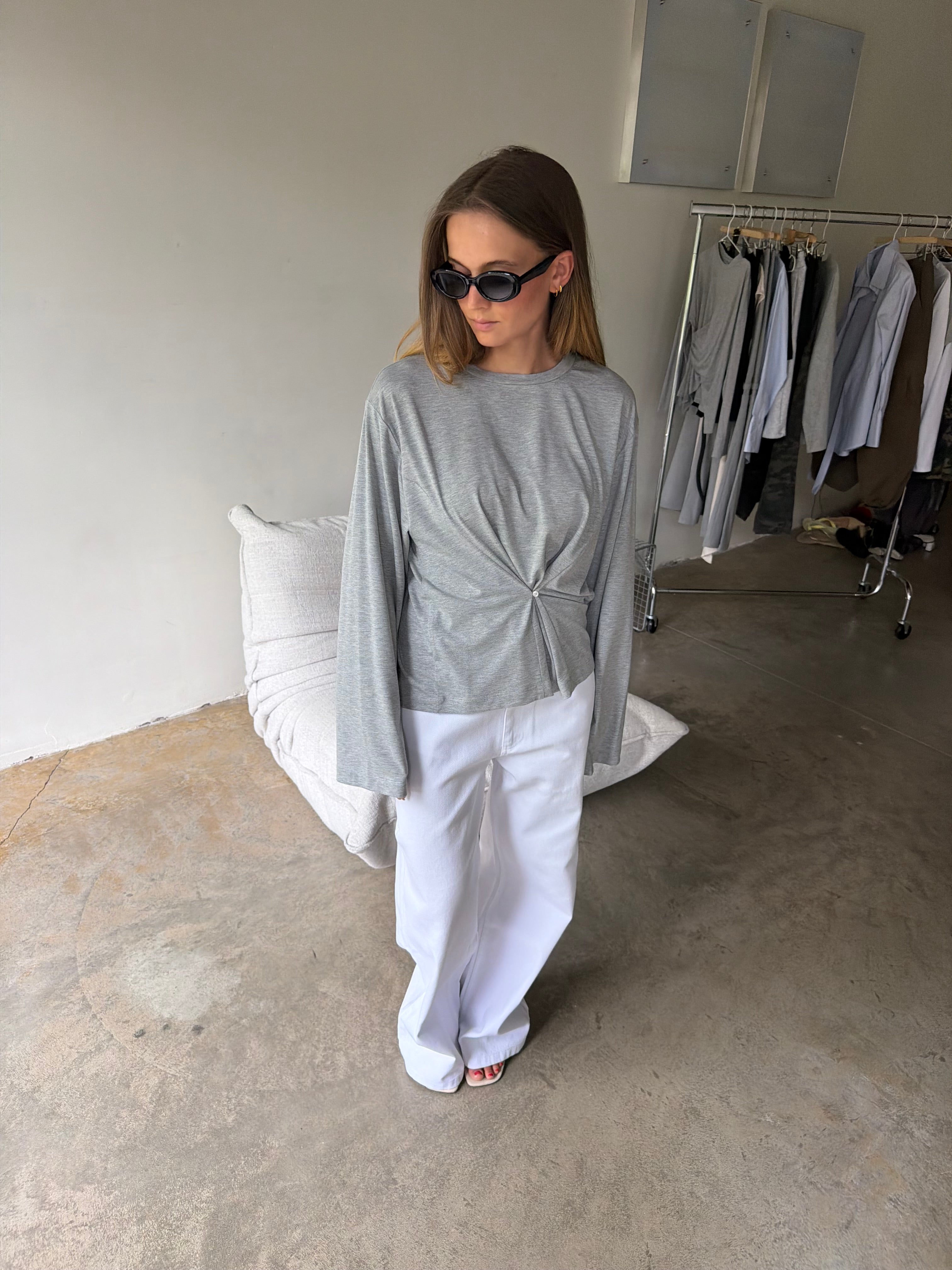 Adelle | Buttoned Wrap Longsleeve