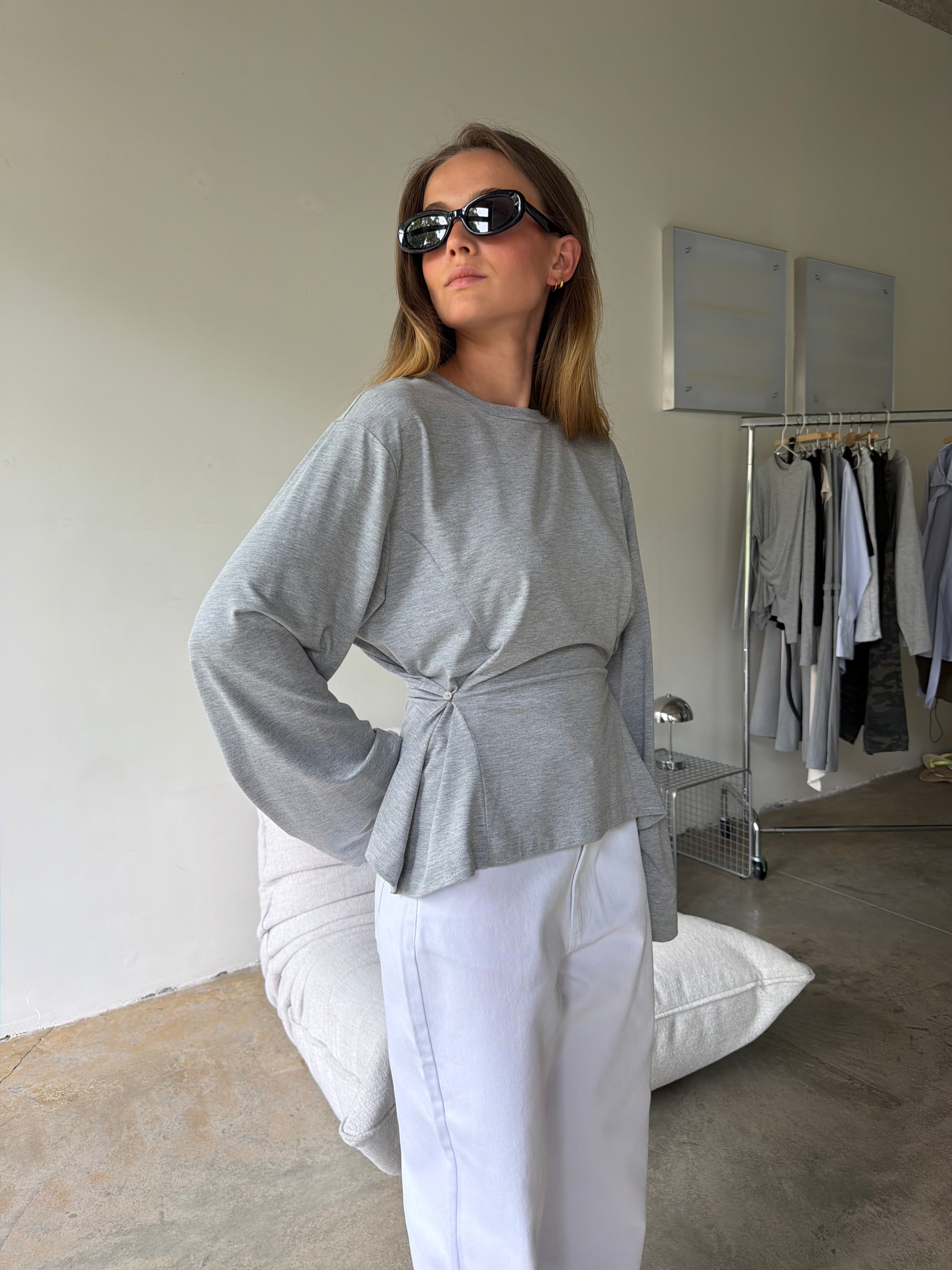 Adelle | Buttoned Wrap Longsleeve
