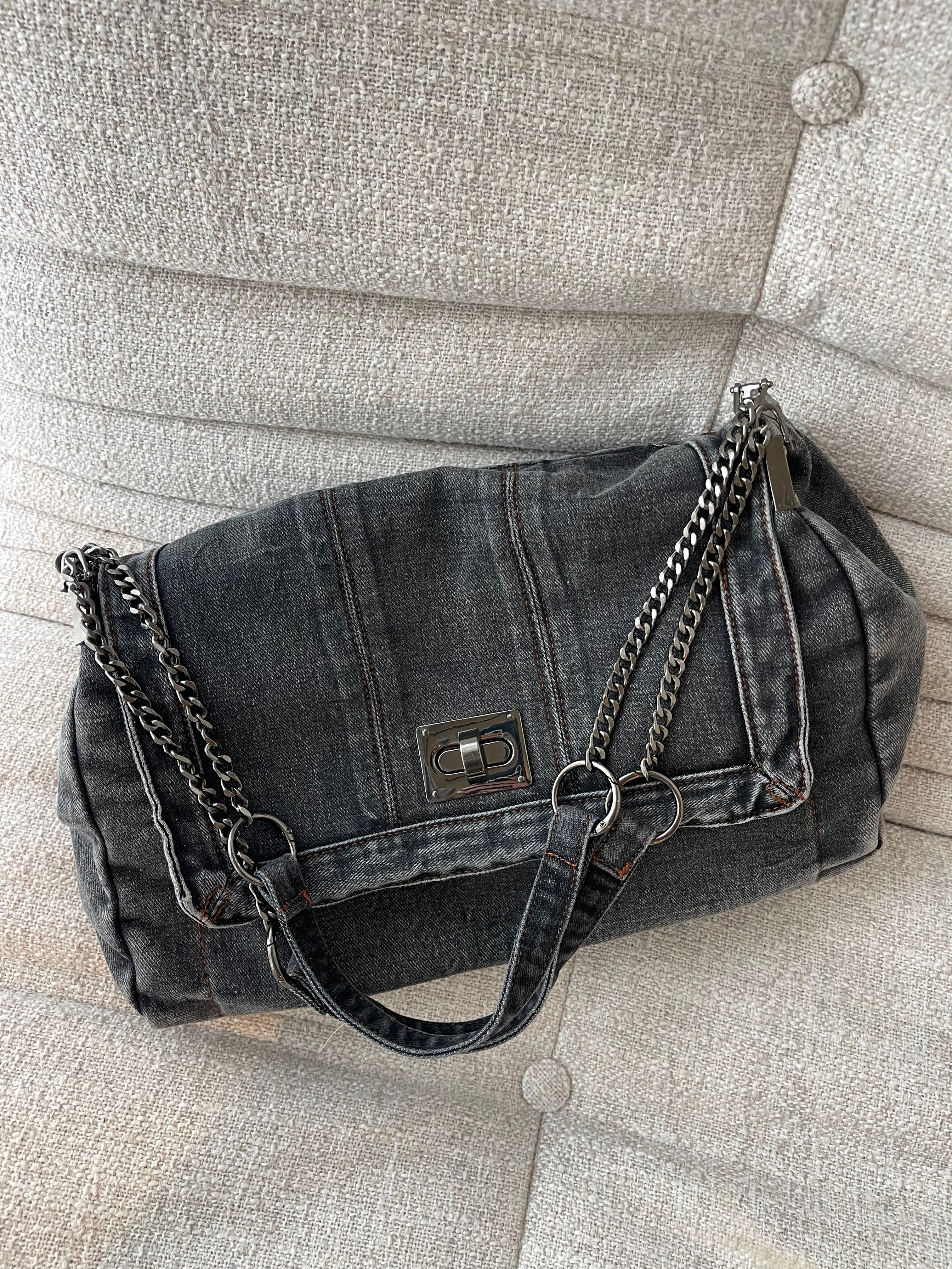 Lya | Denim Bag Grey