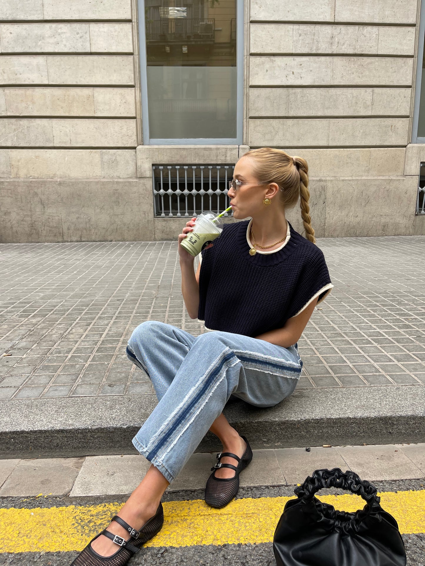 Beth | Cut-Out Summer Knit