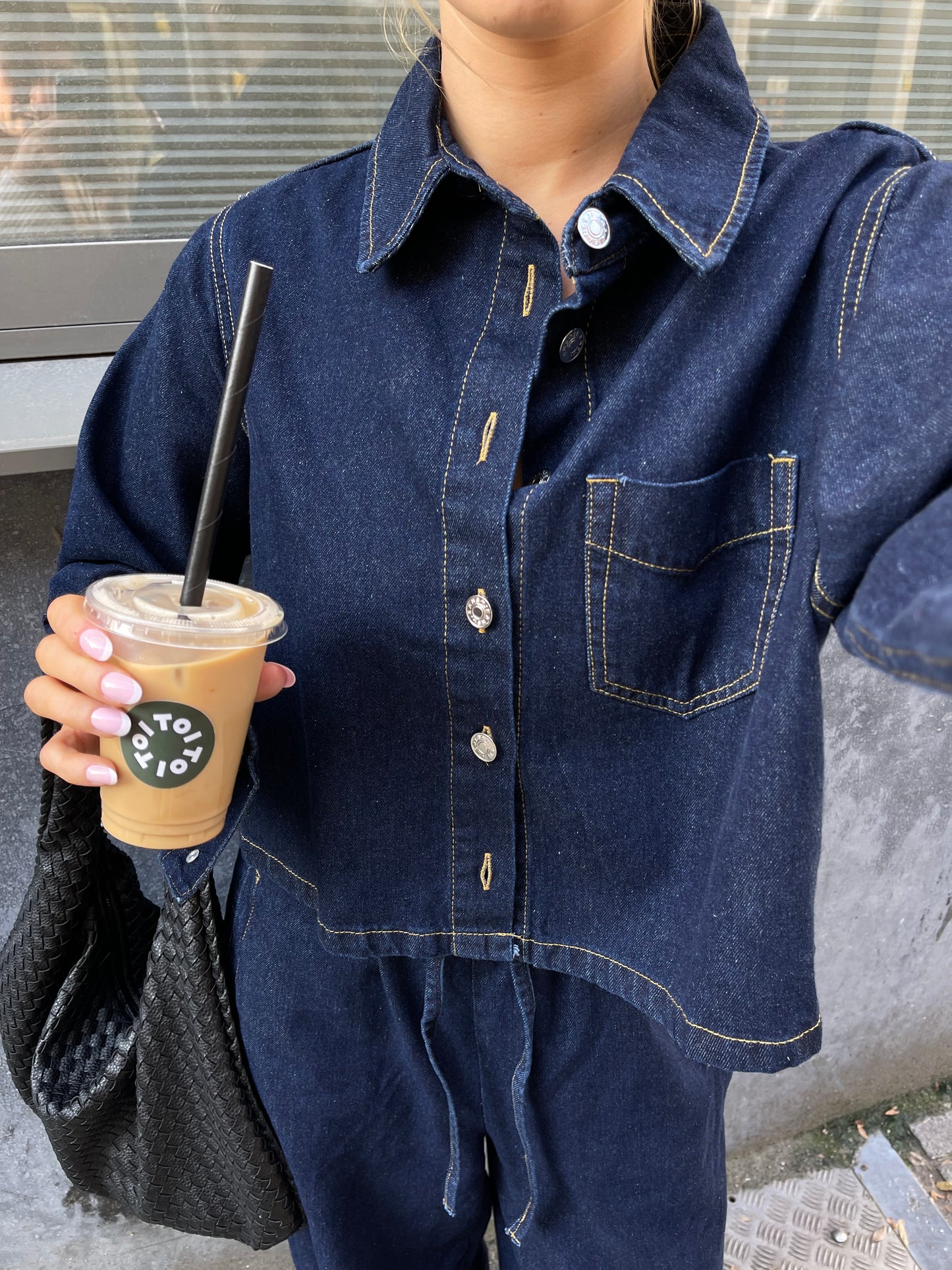 Sutton | Denim Blouse