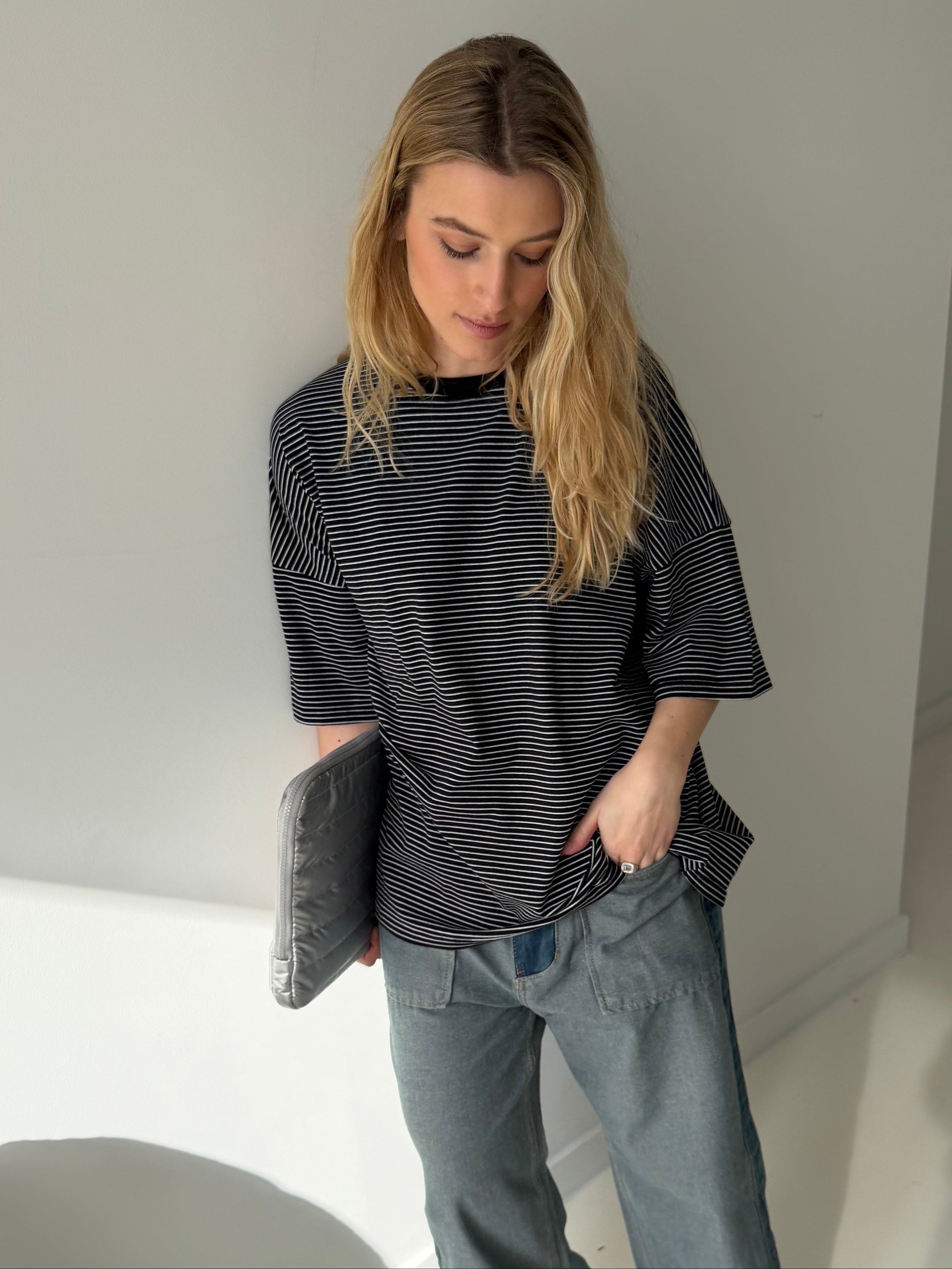Aimée | Oversized Striped Tshirt