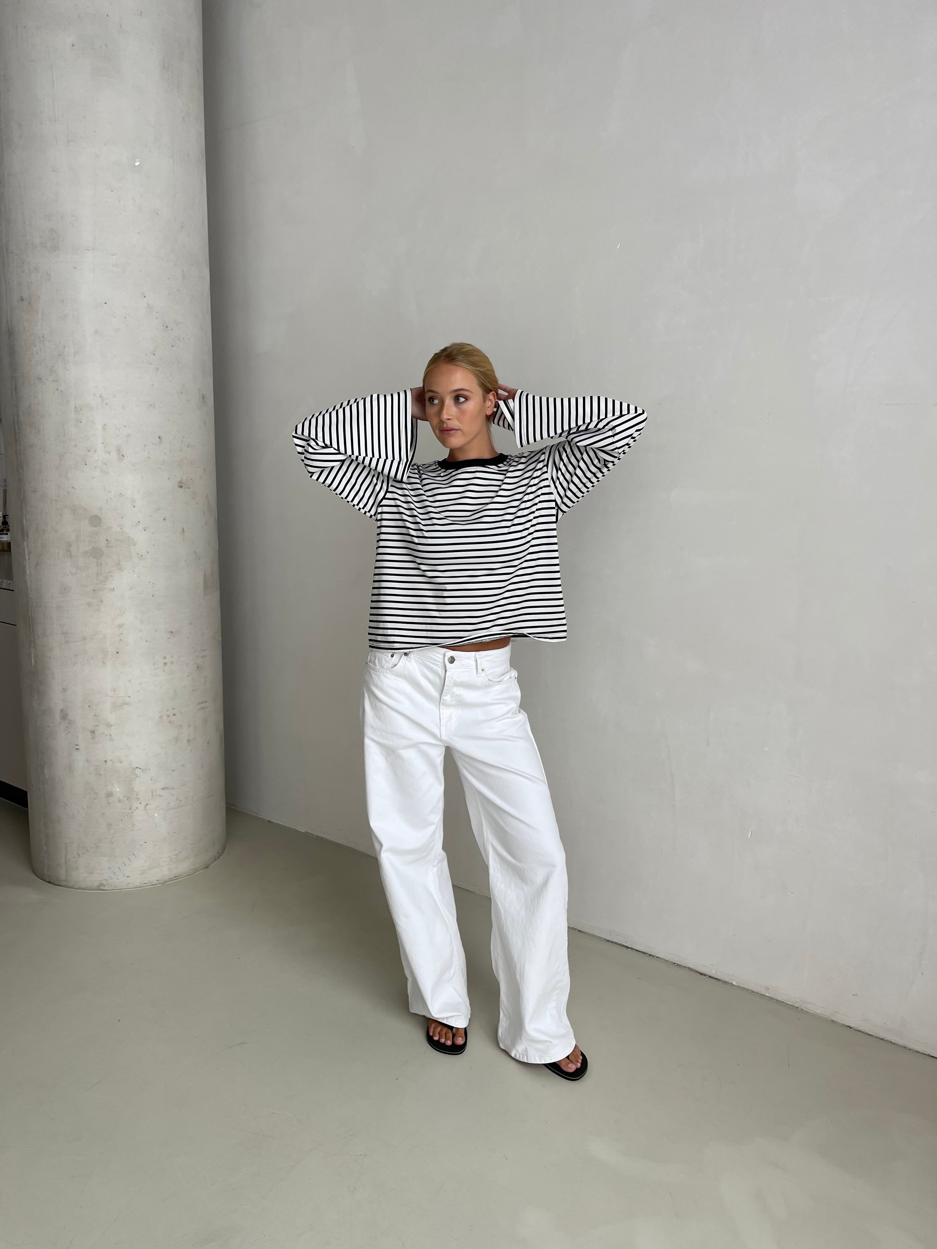 Addison | Striped Wide Sleeve Top