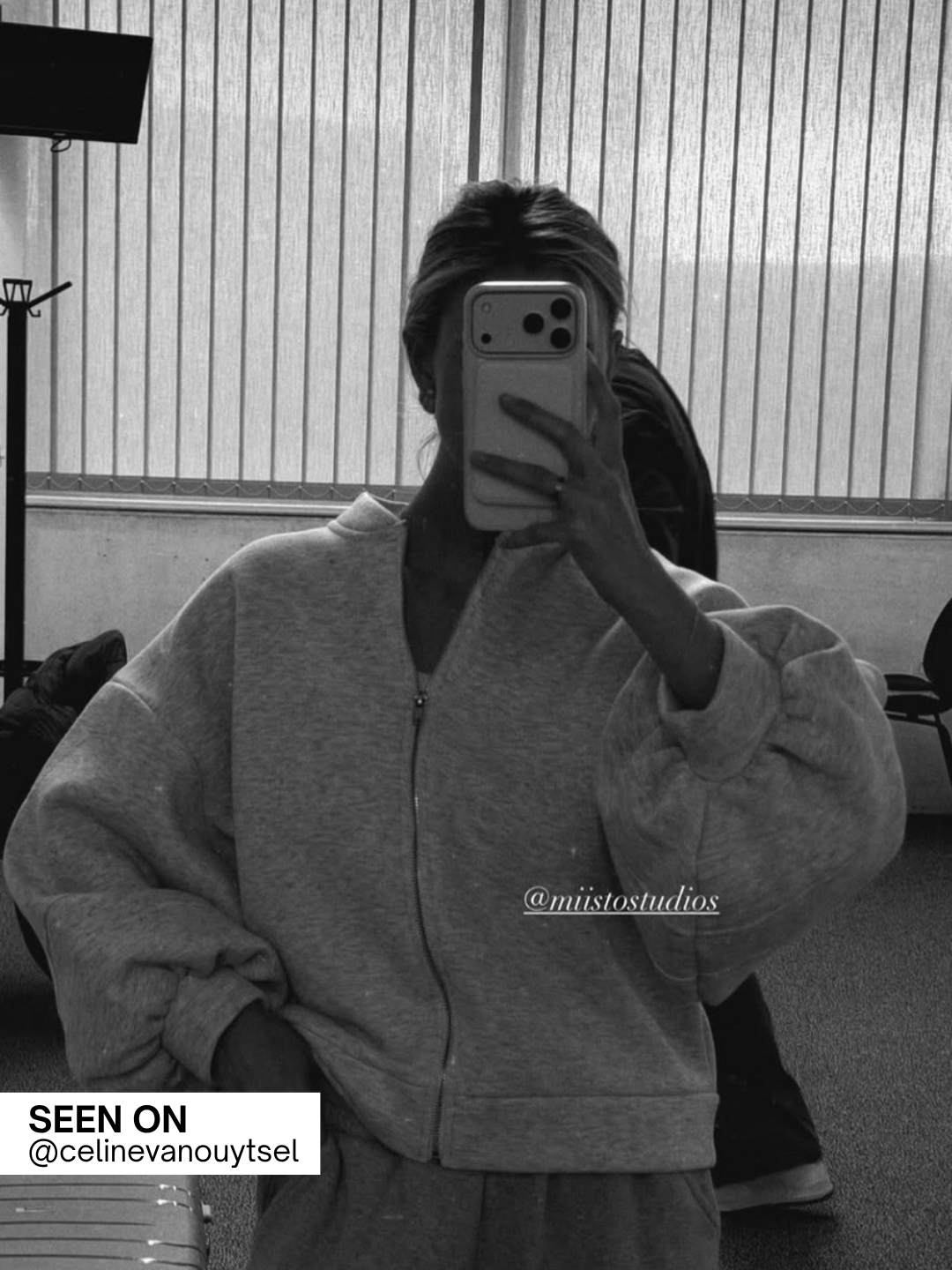 Beth | Zipped Balloon Vest - Light Grey